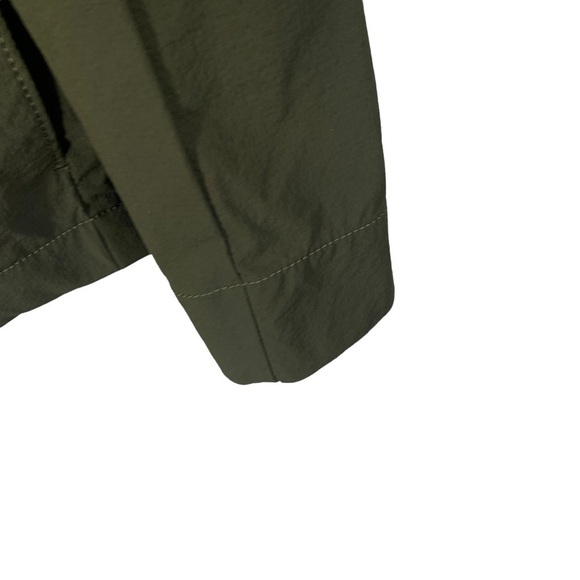 Zara Women's Size Large Olive Green Shirt Jacket Snaps Closures 2 Front Pockets - Picture 4 of 10